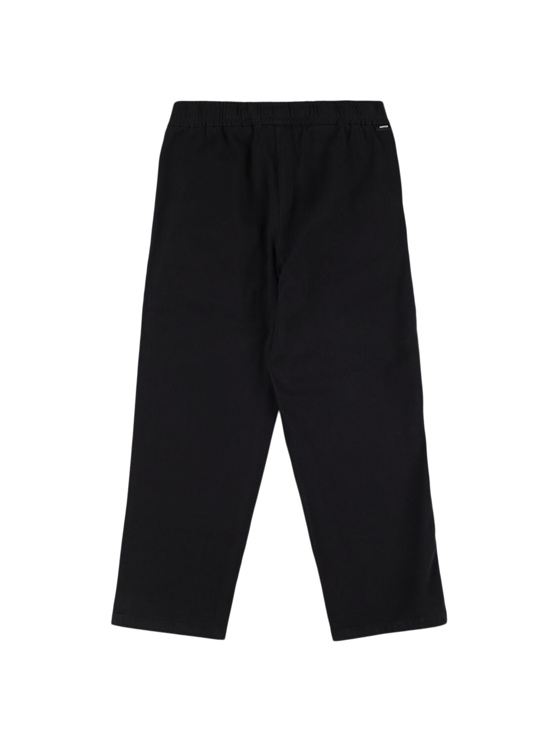 Shop Aspesi Stretch Cotton Gabardine Pants In Black