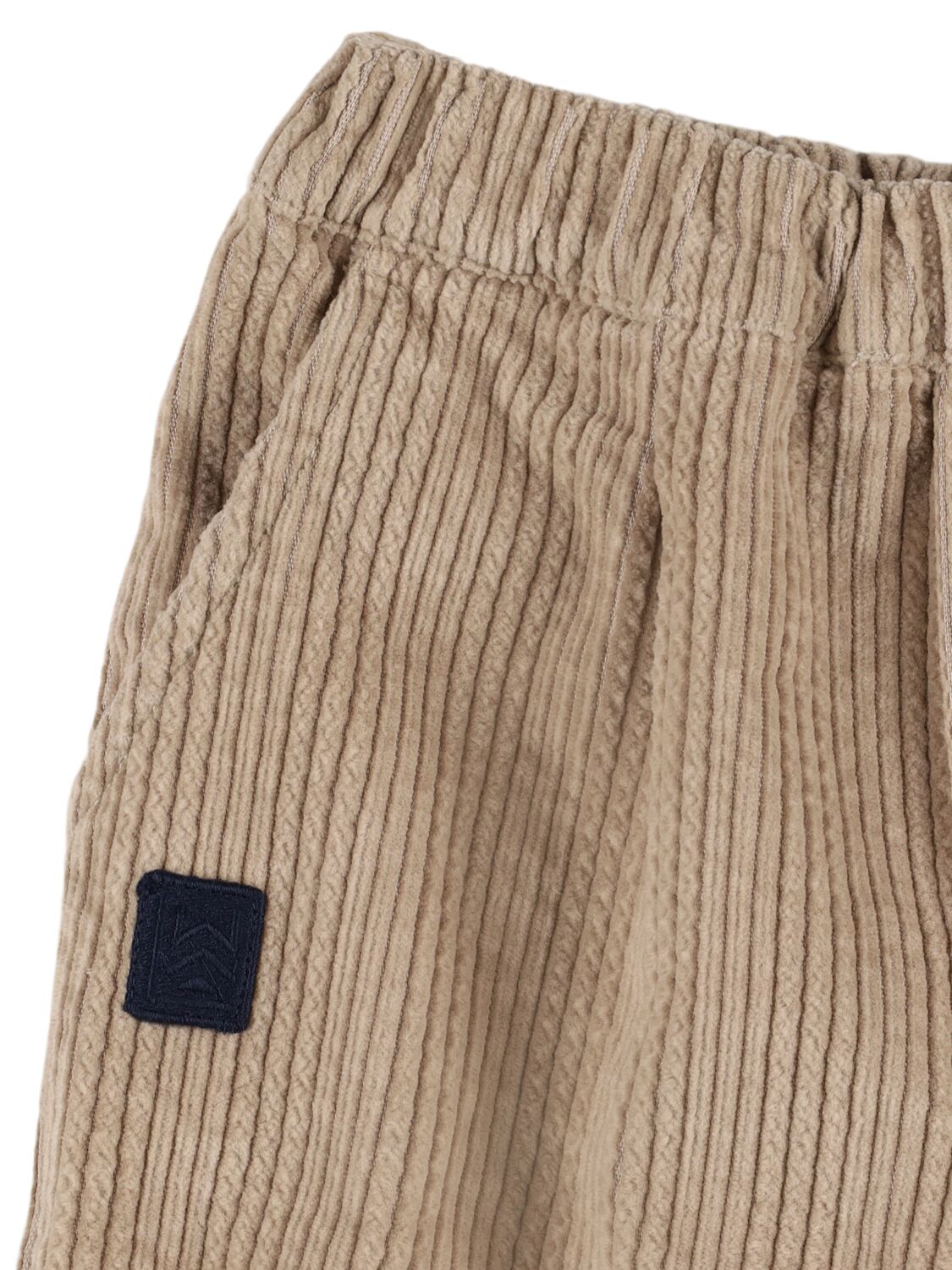 Shop Liewood Organic Cotton Pants In Beige