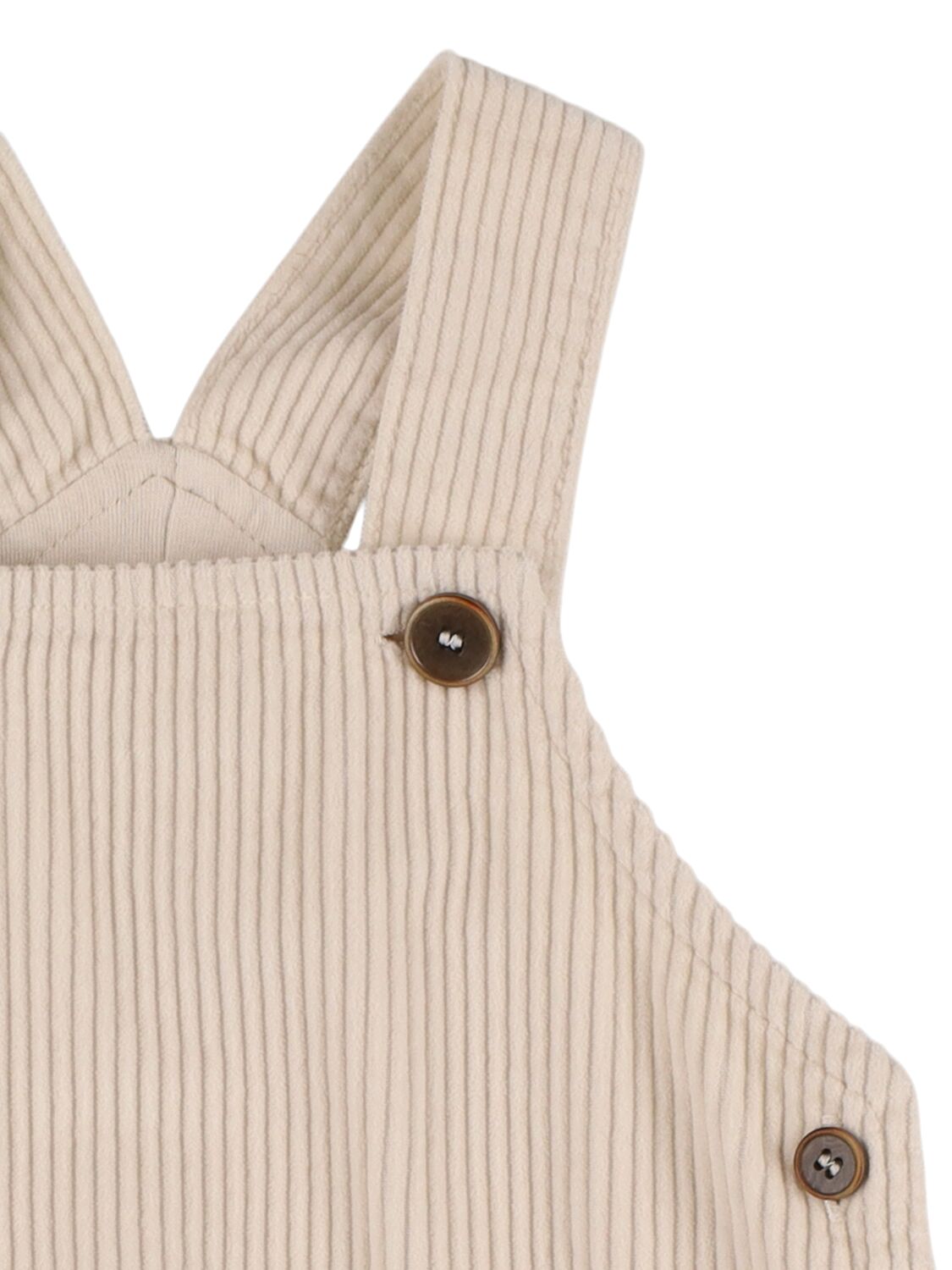 Shop 1+ In The Family Cotton Corduroy Overalls In Beige