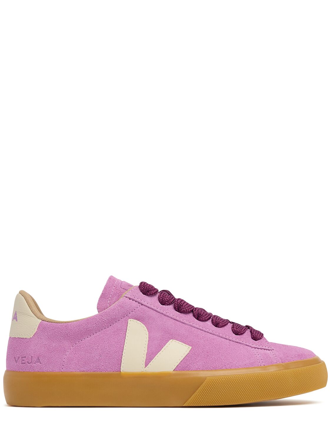 Shop Veja Campo Bold Sneakers In Mulberry/pierre