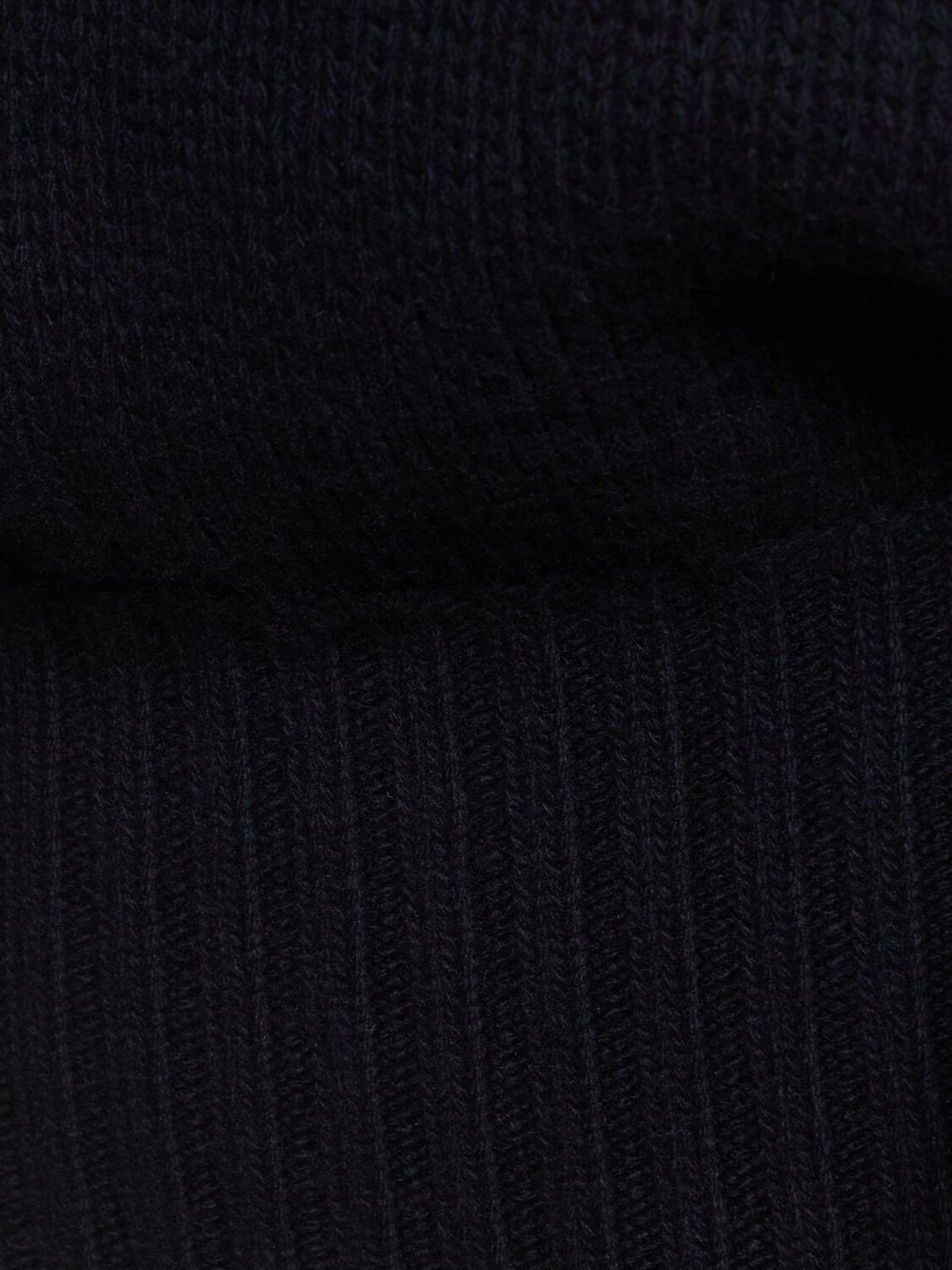 Shop Chloé Oversize Wool Blend Turtleneck Sweater In Navy