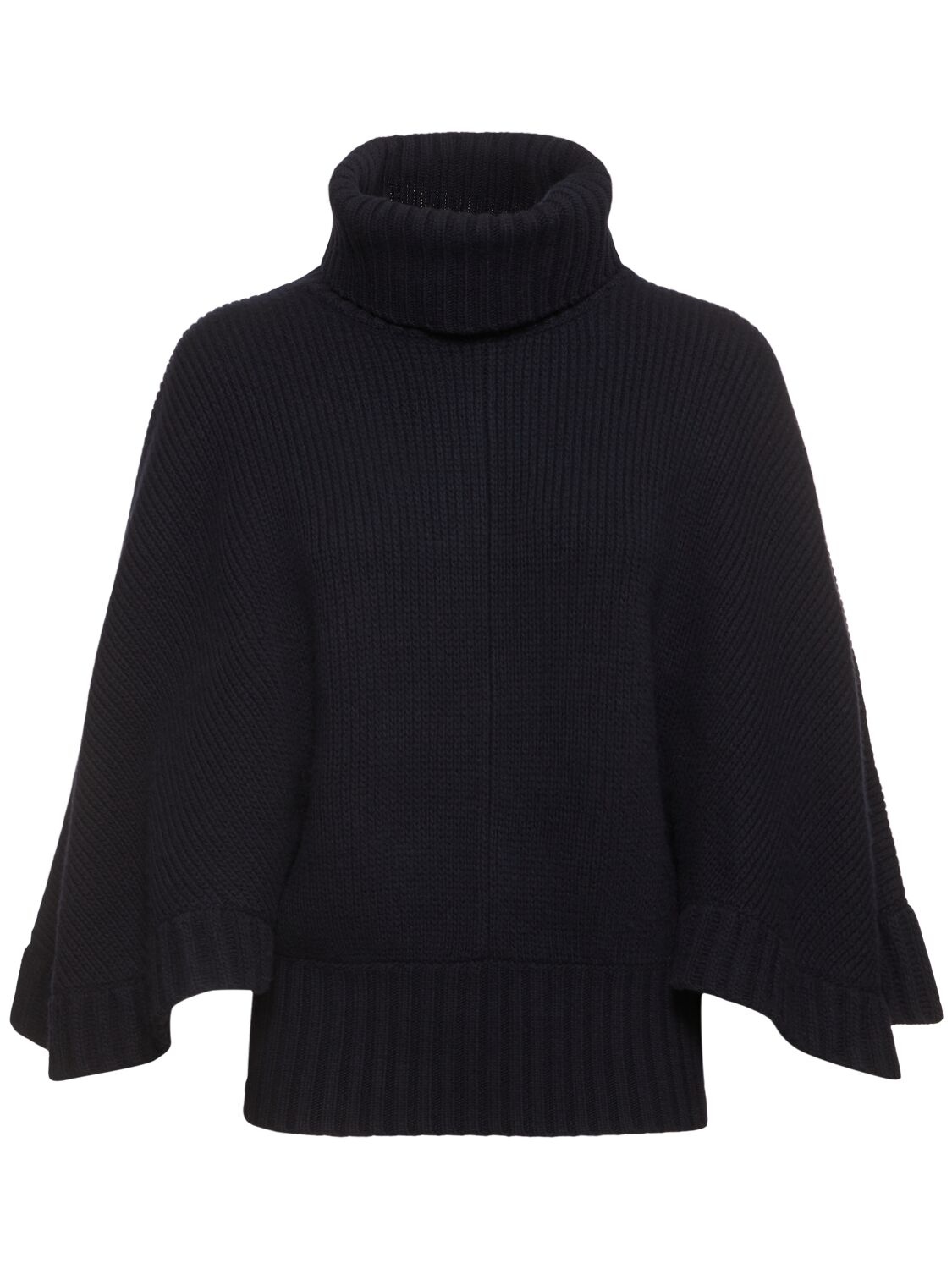 CHLOÉ Oversize Wool Blend Turtleneck Sweater