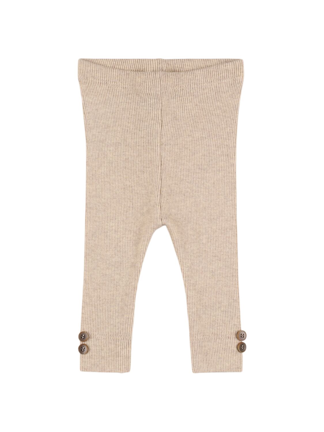 1+ In The Family Cotton Blend Jersey Leggings In Beige