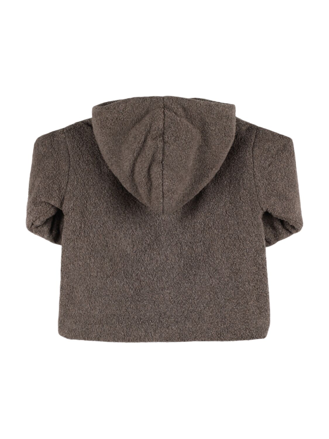 1+ In The Family Cotton Blend Hooded Jacket In Grey