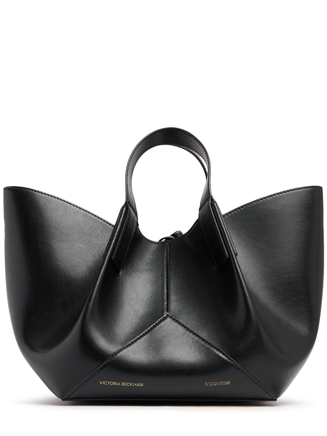 Victoria Beckham The W11 Leather Tote Bag In Black