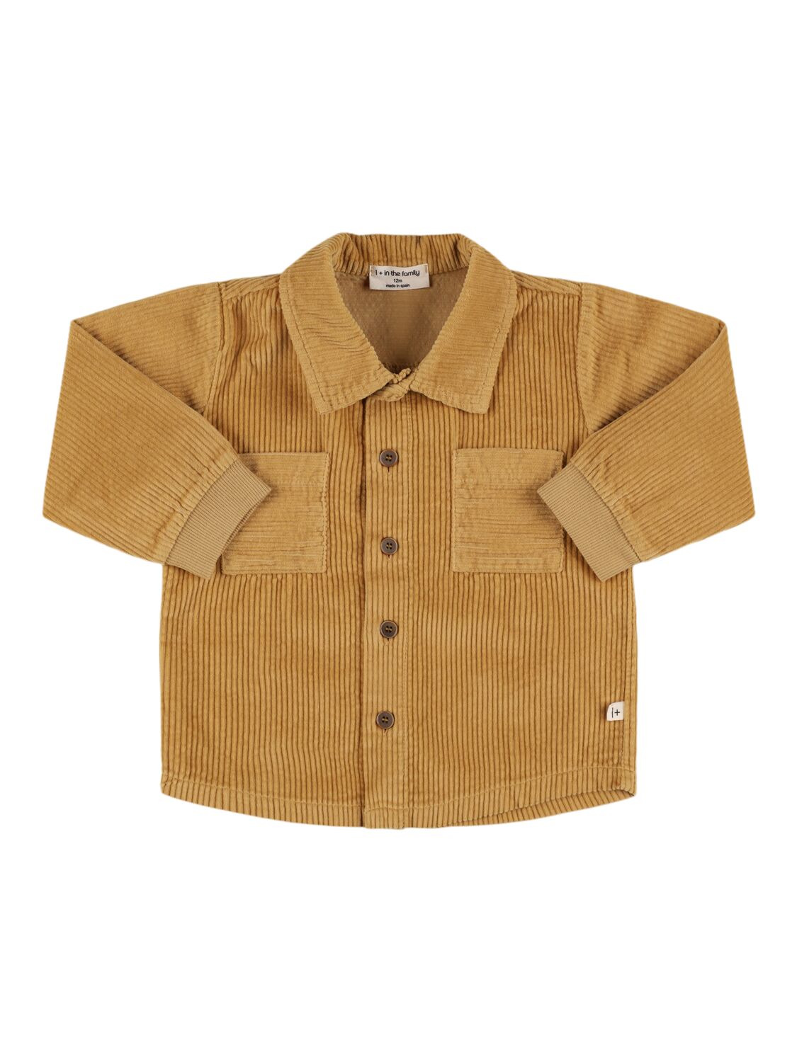 1+ In The Family Cotton Corduroy Shirt In Brown