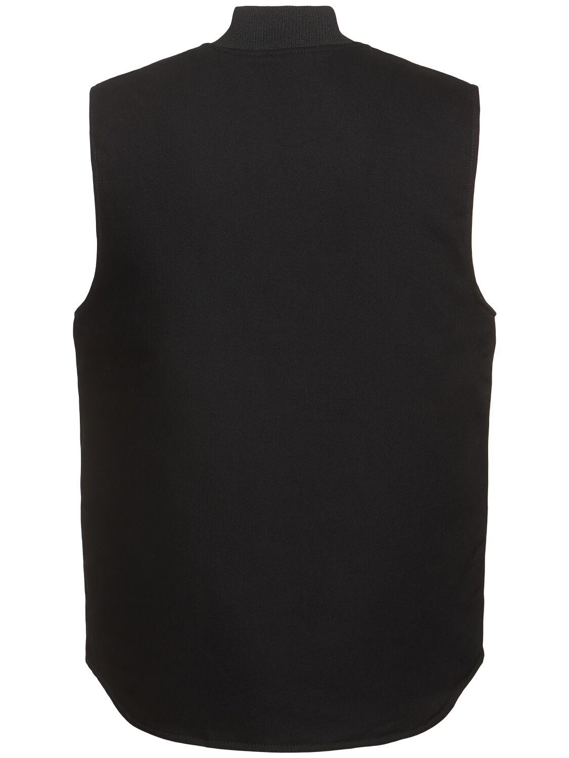 Shop Carhartt Dearbon Canvas Vest In Black