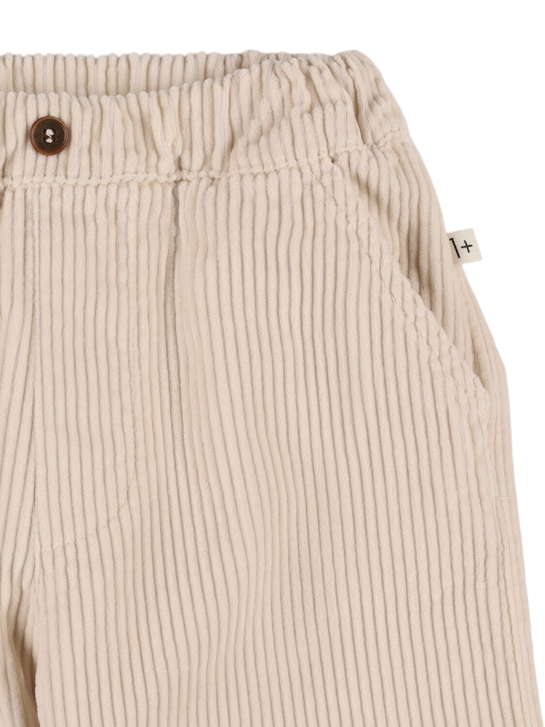 Shop 1+ In The Family Cotton Corduroy Pants In Beige