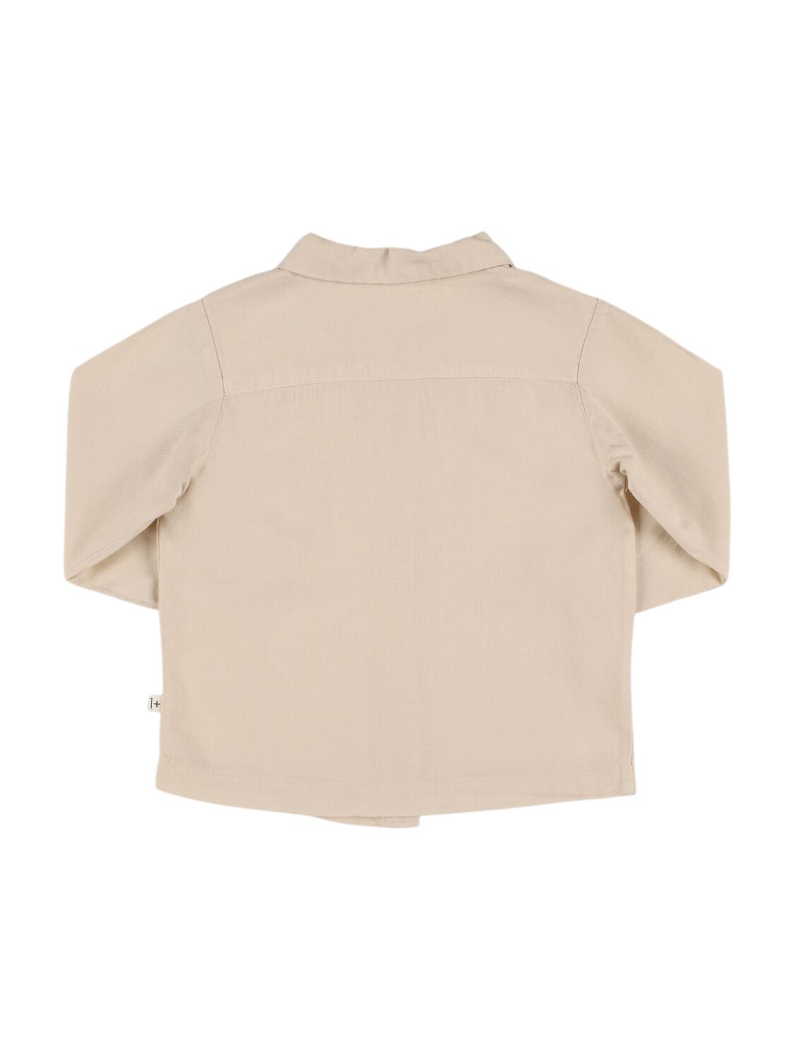 Shop 1+ In The Family Cotton Blend Shirt In Beige