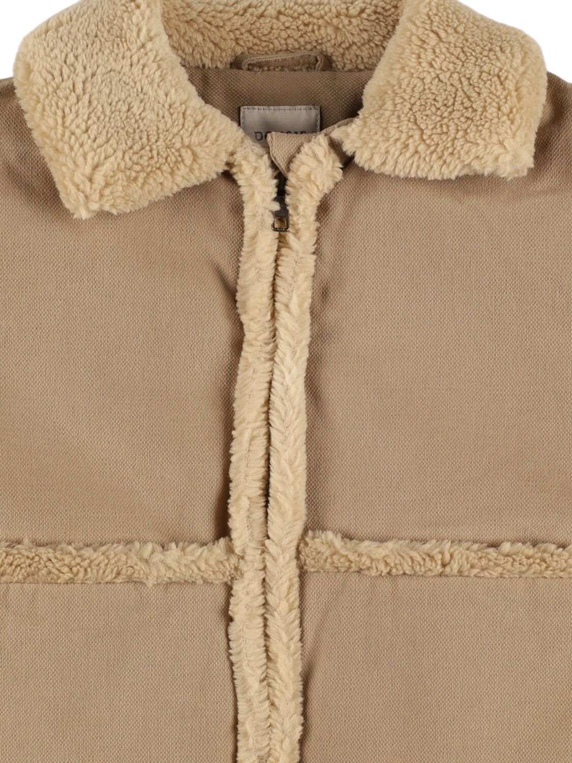 Shop Donsje Poly Jacket In Dark Beige