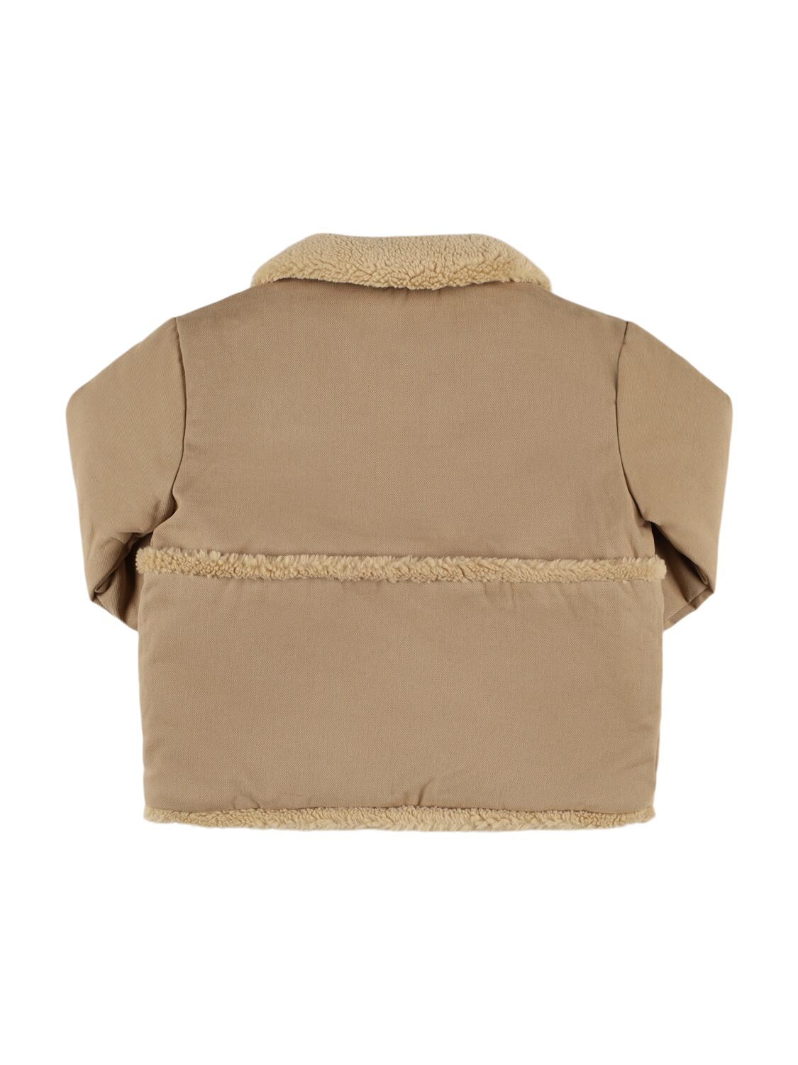 Shop Donsje Poly Jacket In Dark Beige