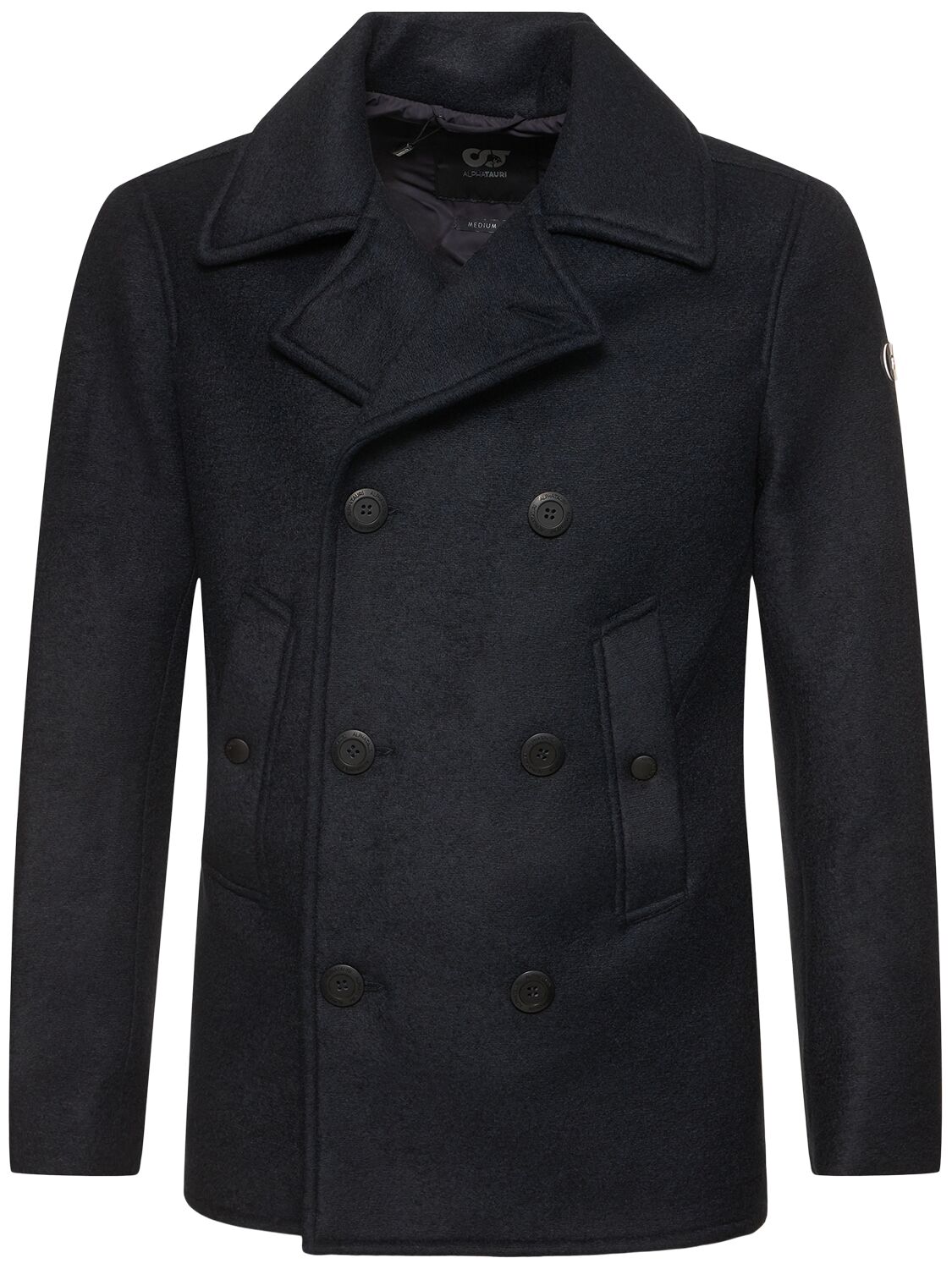 Alphatauri Orata Coat In Black