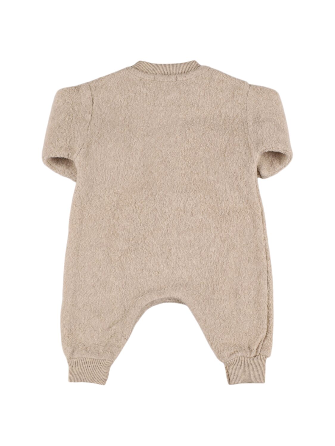 1+ In The Family Cotton Blend Romper In Beige