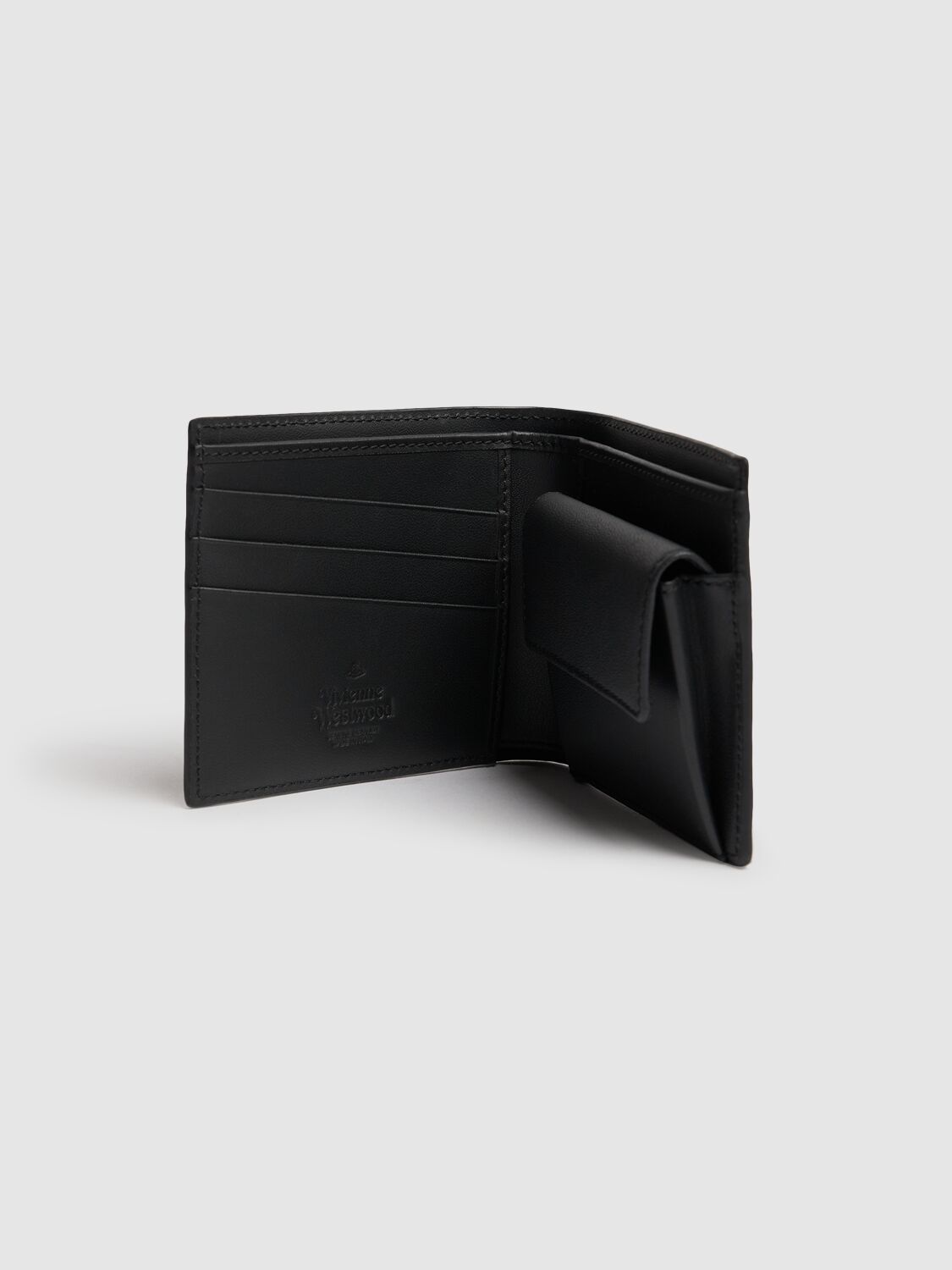 Shop Vivienne Westwood Man Wallet W/ Coin Pocket In Black