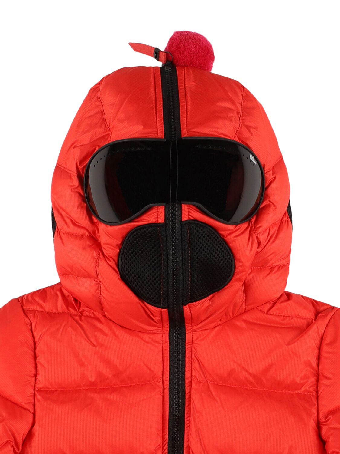 Shop Ai Riders Water Repellent Nylon Down Jacket In Red