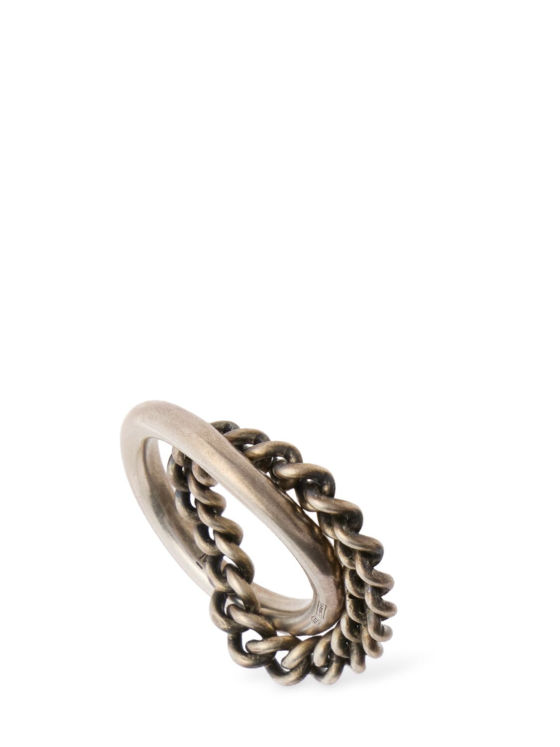 Ann Demeulemeester Sennu Irregular Ring In Neutral