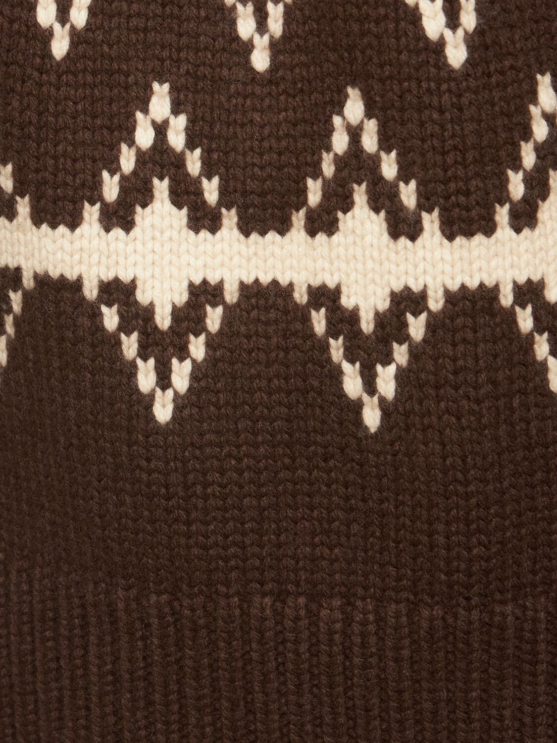 Shop After Pray Odin Jacquard Knit Sweater In Brown