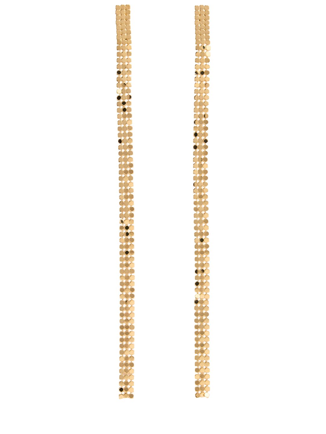 Jil Sander Ew7 4 Pendant Earrings In Gold