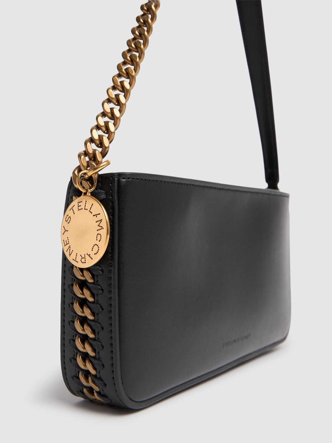 Shop Stella Mccartney Frayme Alter Mat Bag In Black