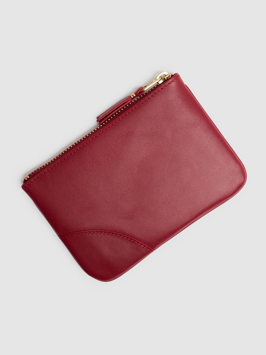 Shop Comme Des Garçons Classic Leather Wallet In Red