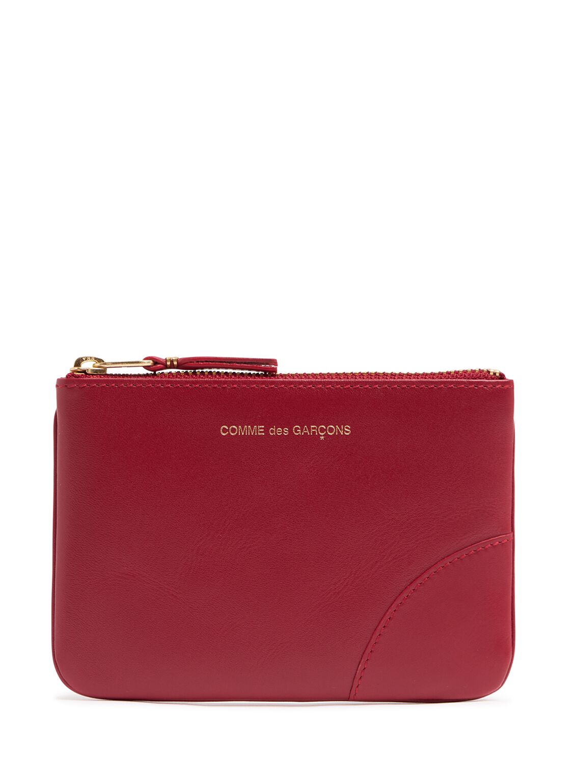 Comme Des Garçons Classic Leather Wallet In Red