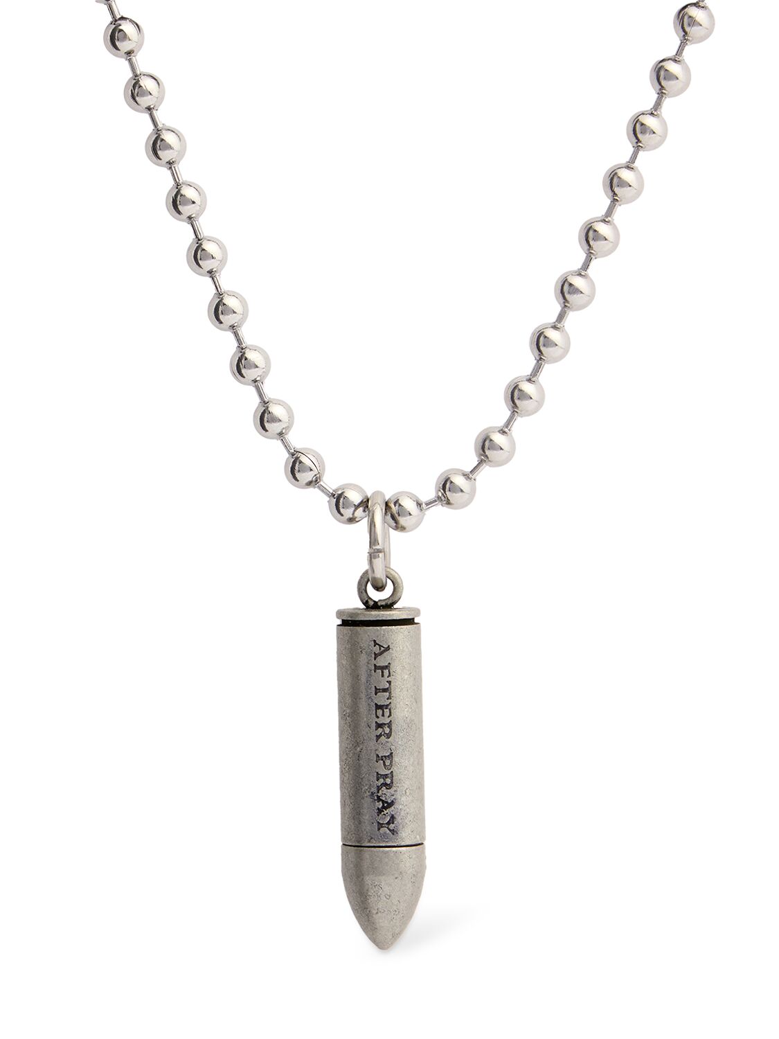 After Pray Western Bullet Necklace In Metallic