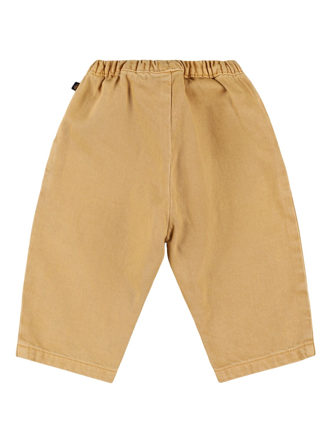 Shop Petit Bateau Stretch Cotton Gabardine Pants In Light Brown