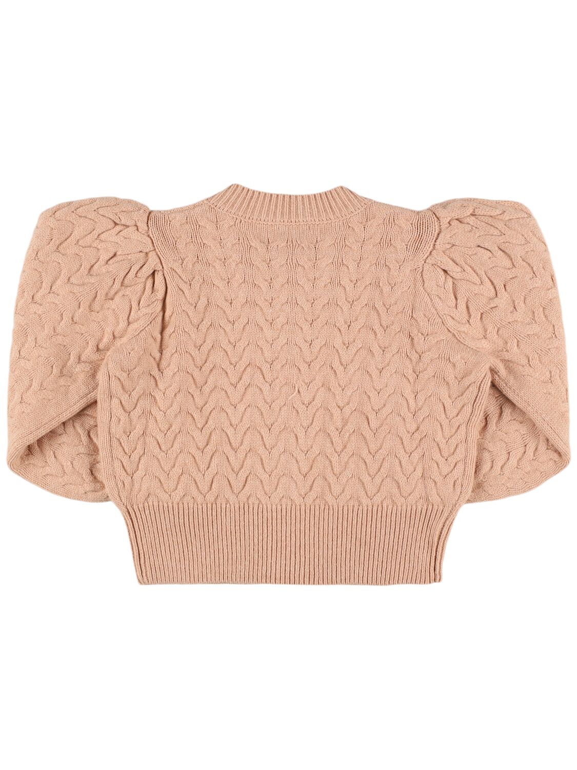 Shop Donsje Wool Blend Knit Cardigan In Pink