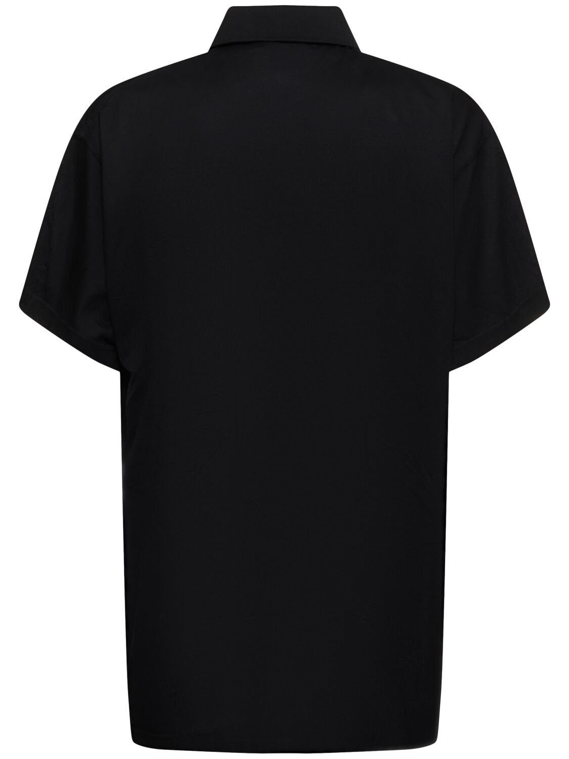 Shop Balenciaga Ebay Cotton Piquet Polo Shirt In Black