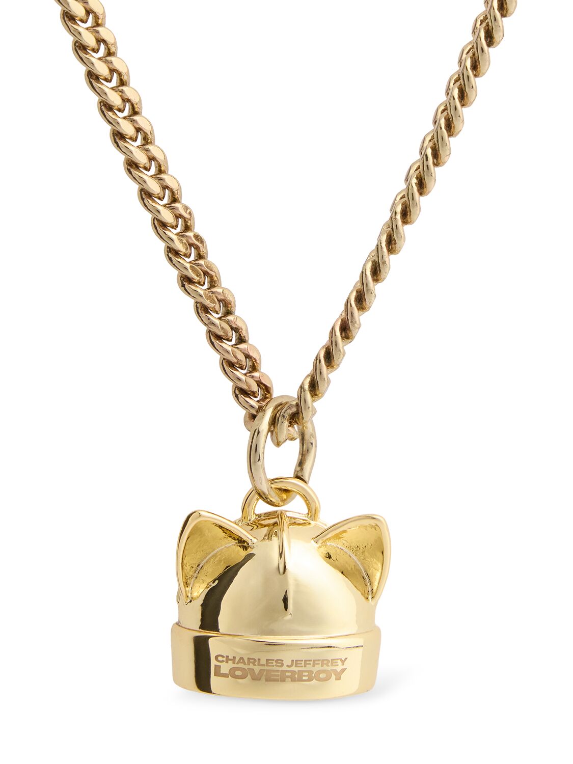 CHARLES JEFFREY LOVERBOY EARS BEANIE CHARM NECKLACE 