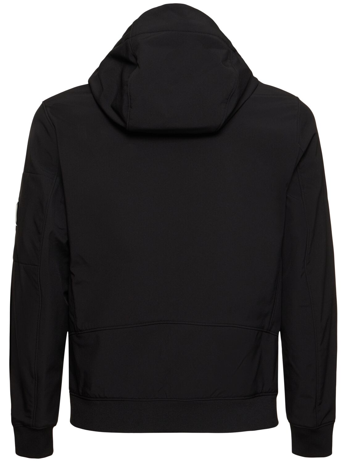 Shop C.p. Company Shell-r Hooded Jacket In Black