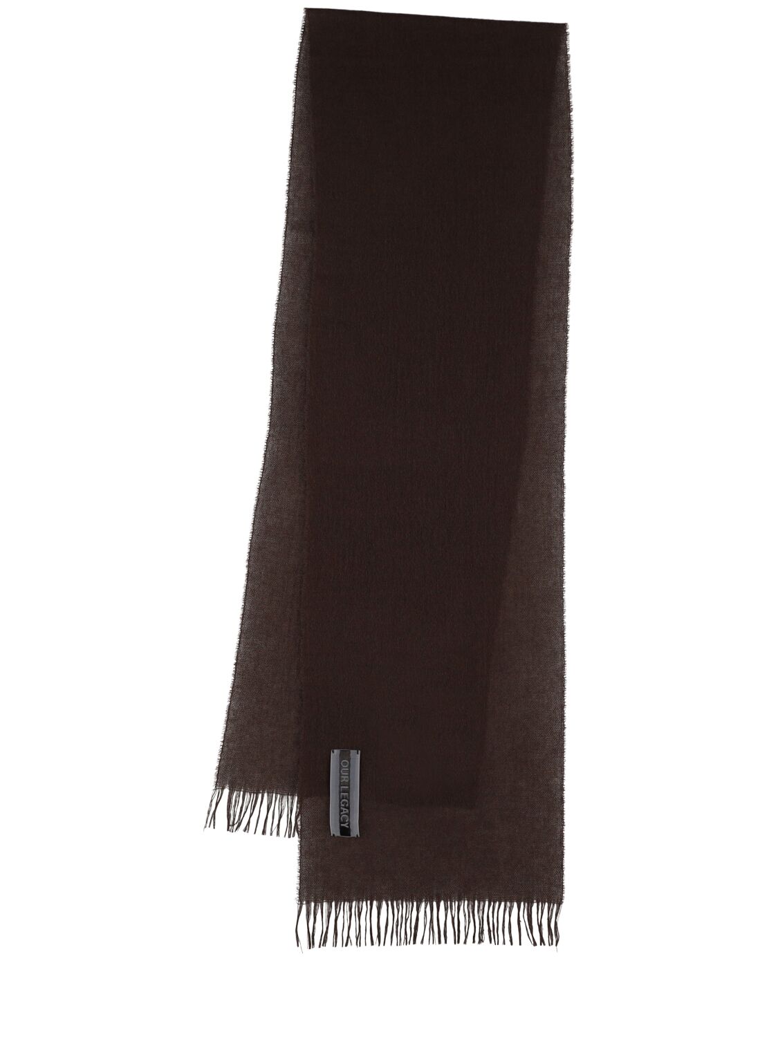 Shop Our Legacy Cottage Scarf In Oak Grey Wool