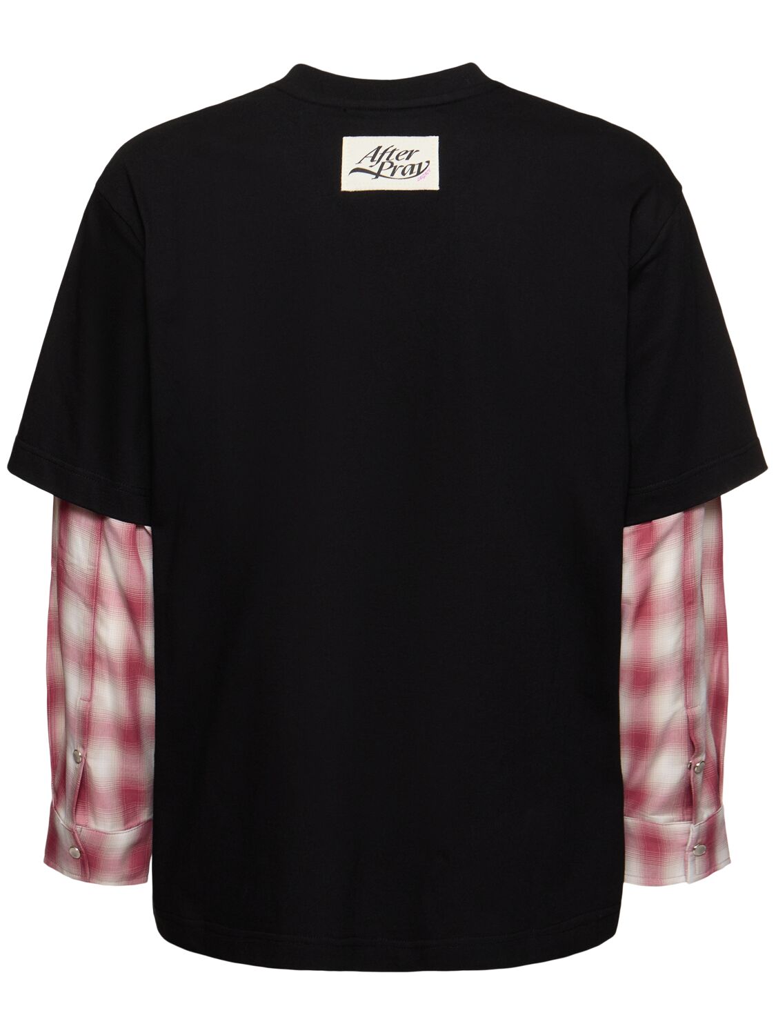 Shop After Pray Layered Long-sleeve T-shirt In Black