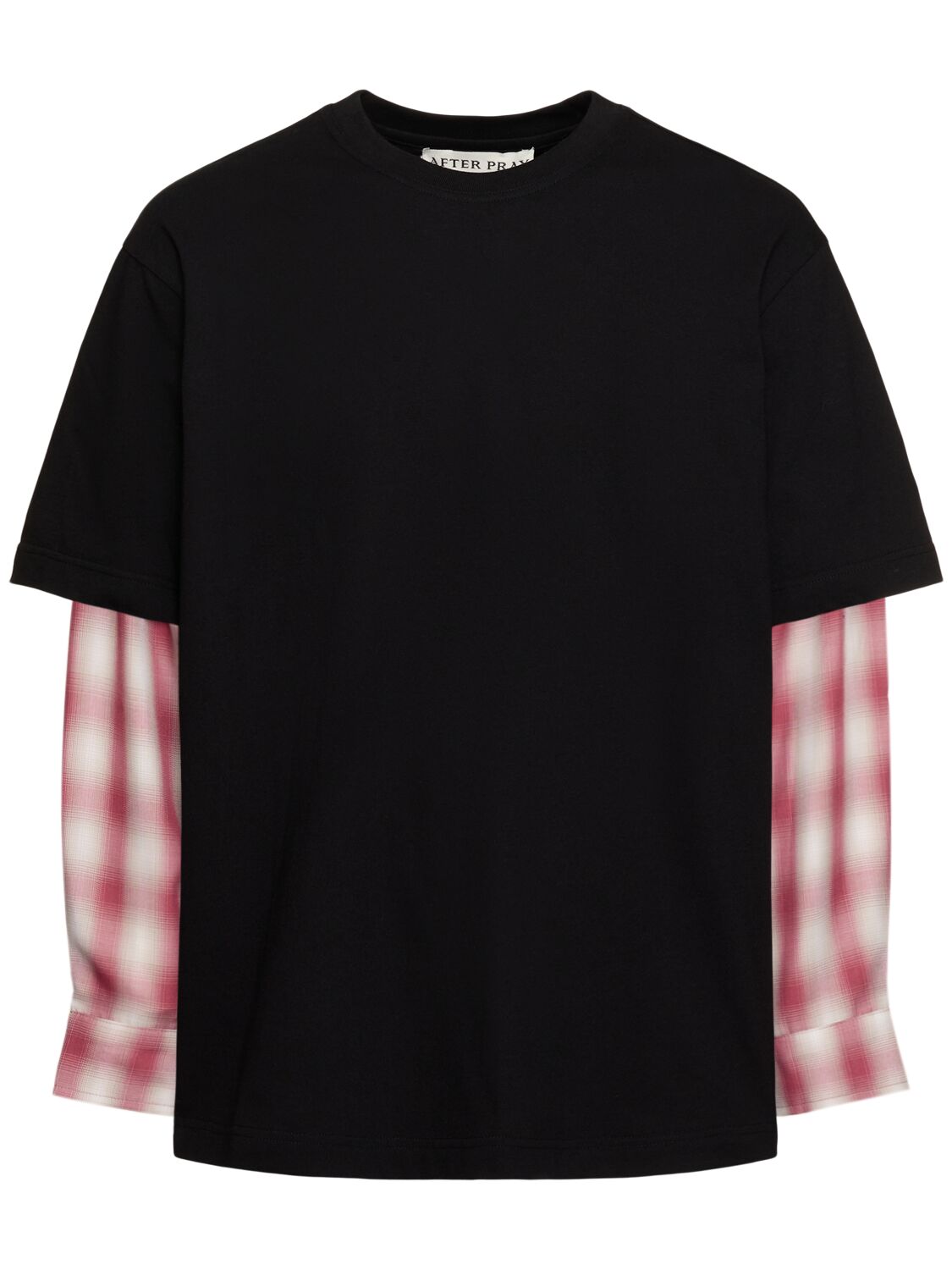 Shop After Pray Layered Long-sleeve T-shirt In Black