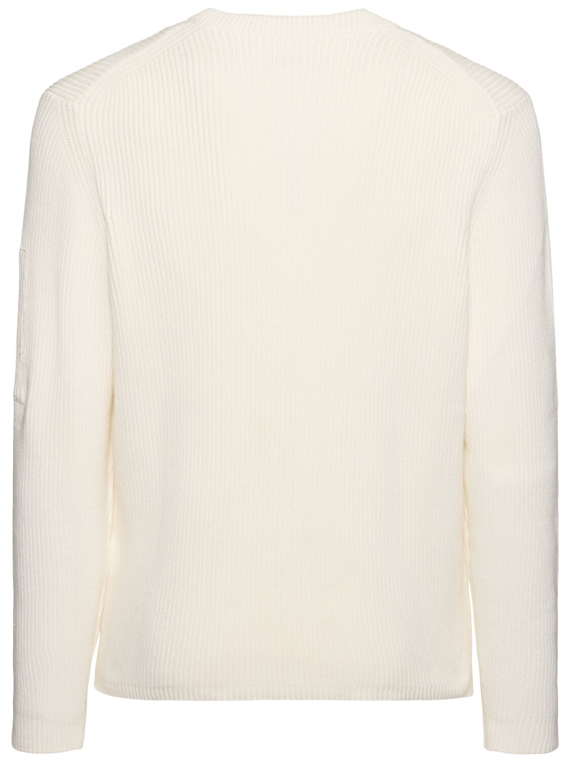 C.P. COMPANY FULL RIB CREW NECK KNIT SWEATSHIRT 