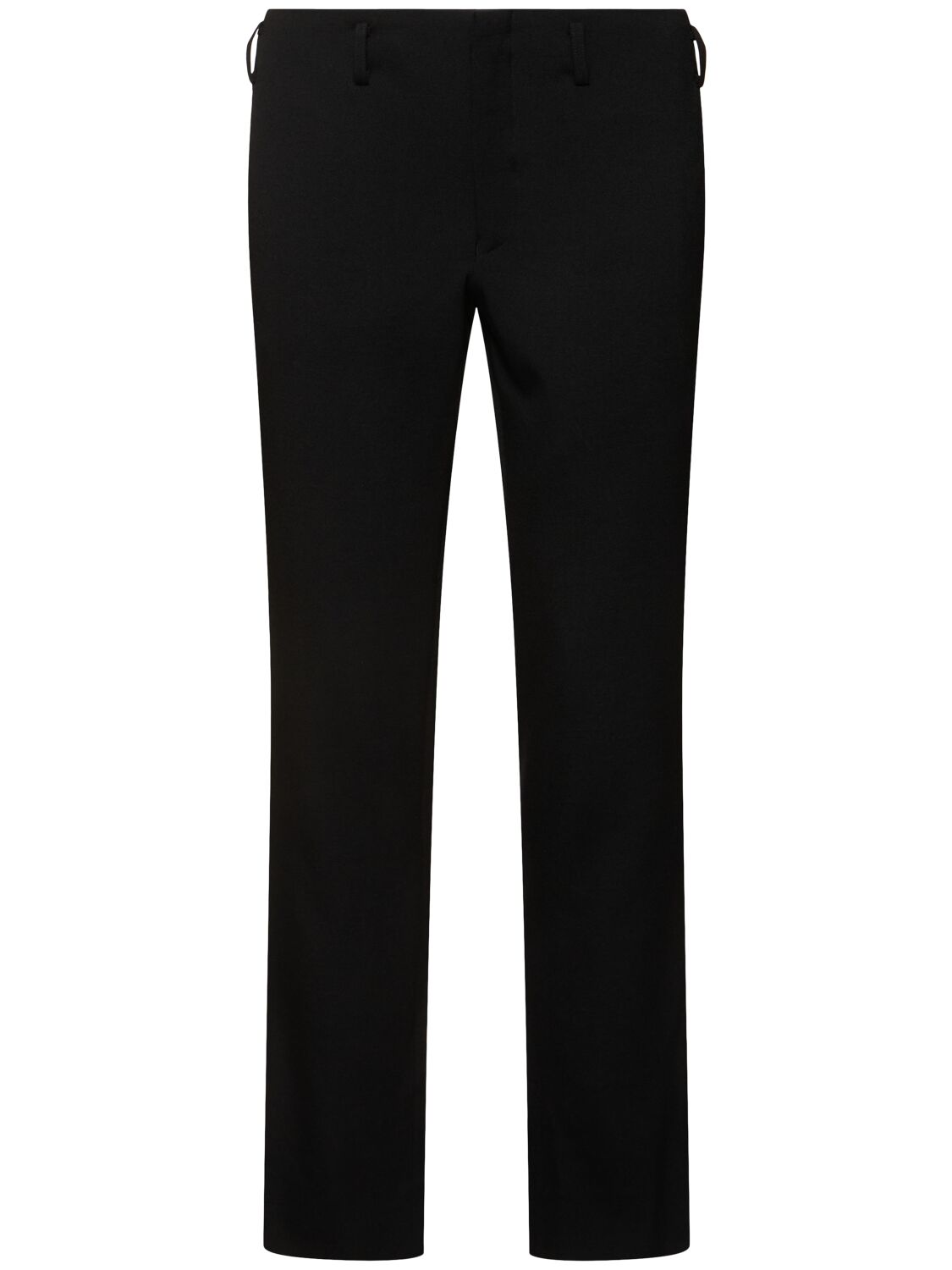 Comme Des Garçons Homme Deux Stretch Wool Gabardine Pants In Black