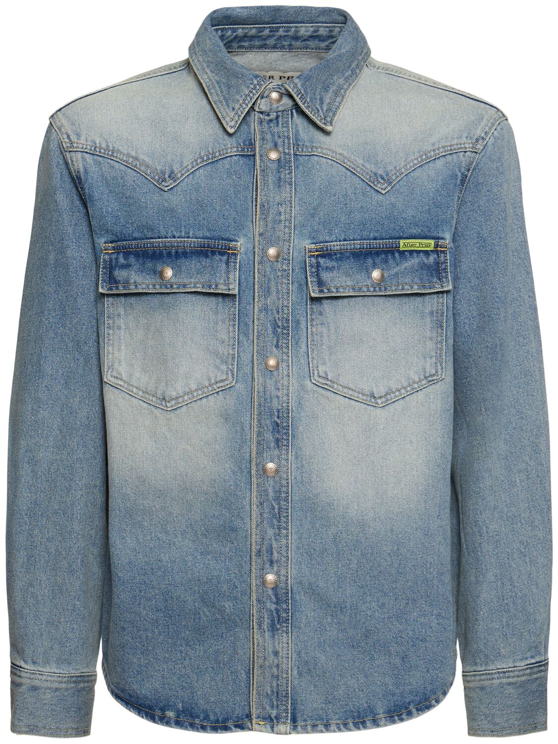 After Pray Cruisers Denim Shirt In Blue