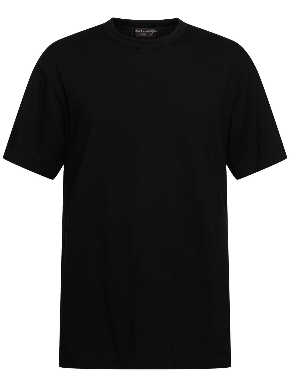 Comme Des Garçons Homme Deux Cotton Jersey T-shirt W/ Tank Top In Black