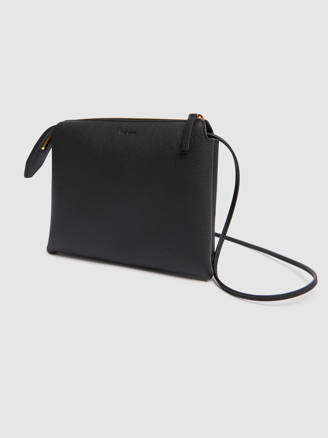 THE ROW NU MINI TWIST GRAIN LEATHER SHOULDER BAG 