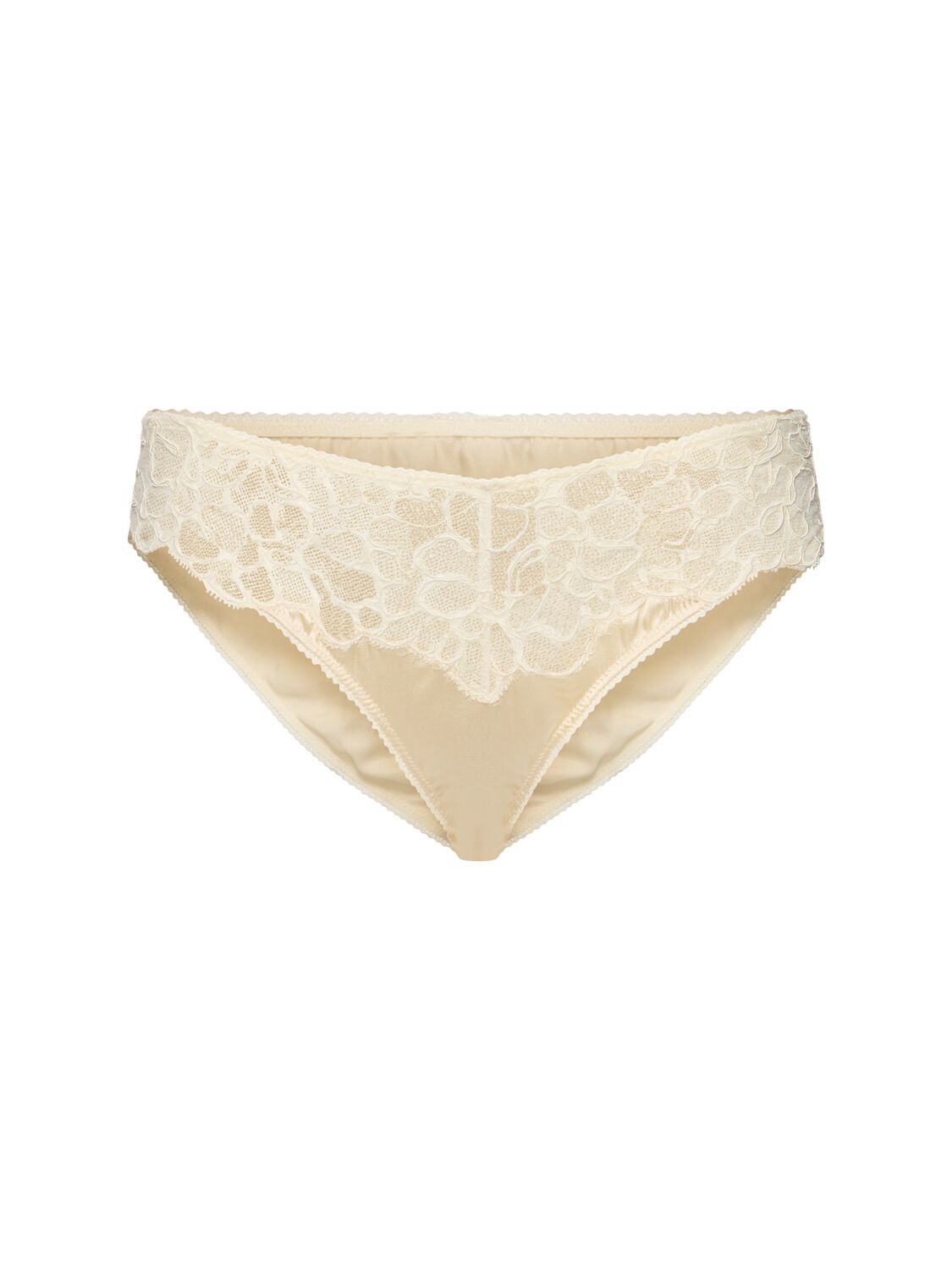 Ermanno Scervino Lace Briefs In Neutral