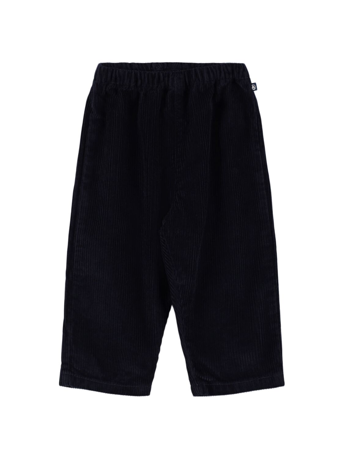 Petit Bateau Babies' Cotton Sweatpants In Black