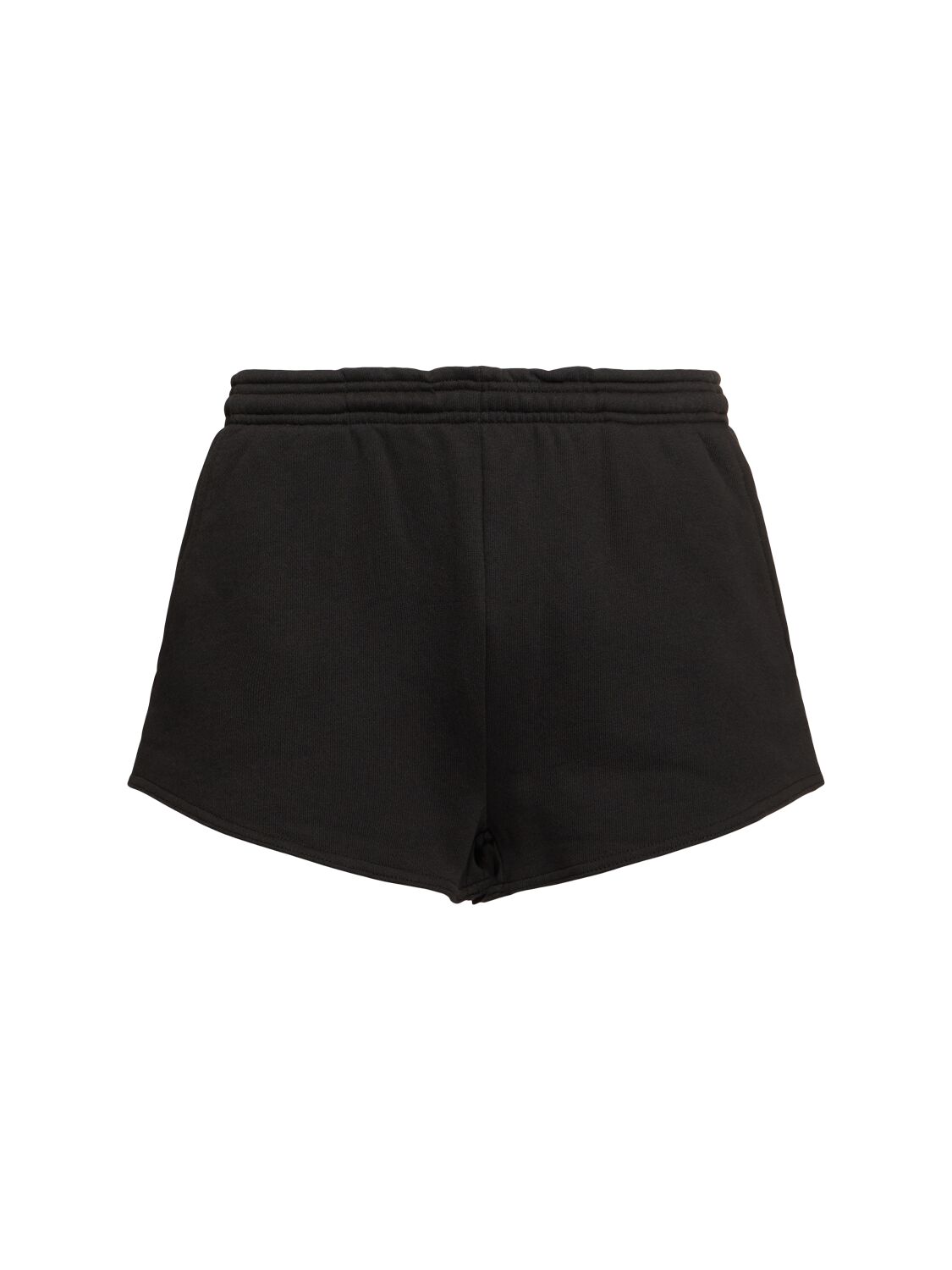 Entire Studios Washed Organic Cotton Shorts In Soot