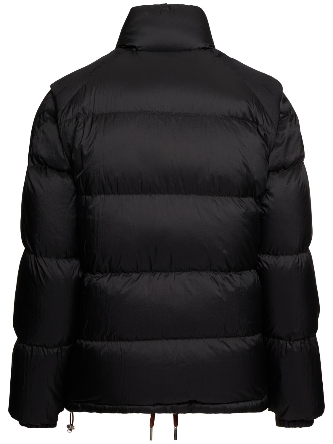 Shop Moncler Verone Down Jacket In Black/brown