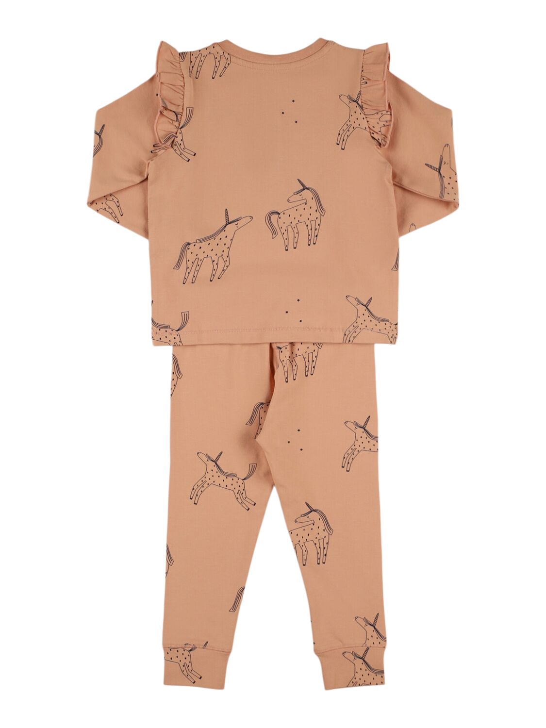 Shop Liewood Printed Organic Cotton Pajama Set In Pink