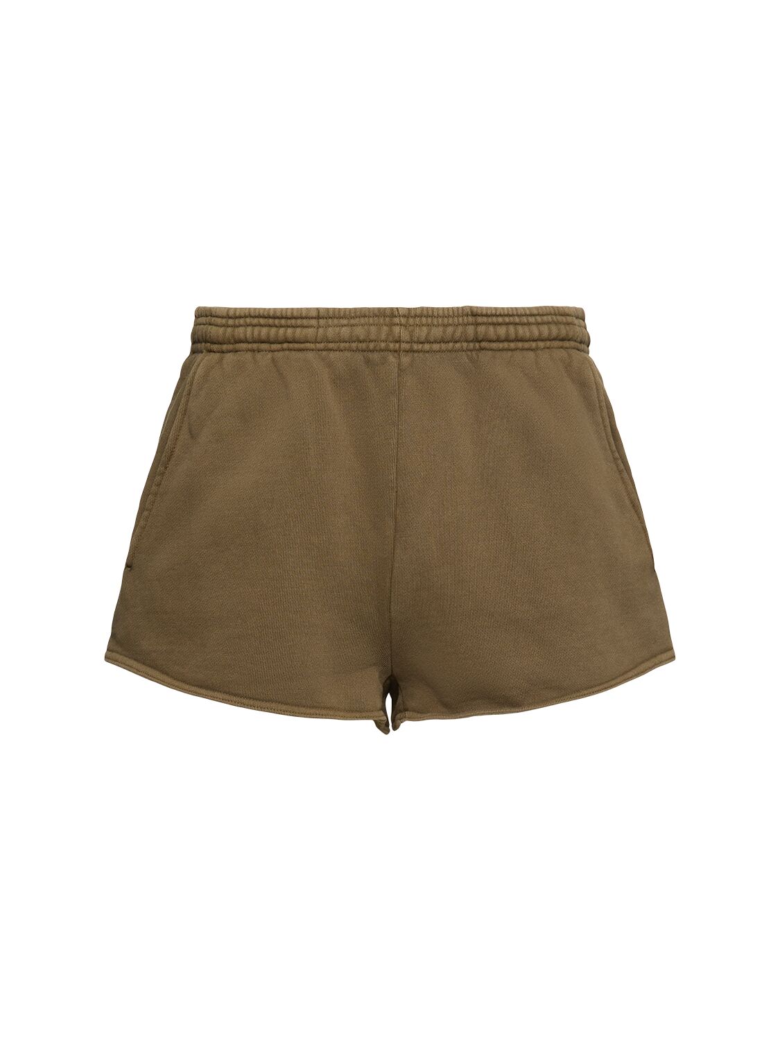 Entire Studios Micro Organic Cotton Shorts In Metallic