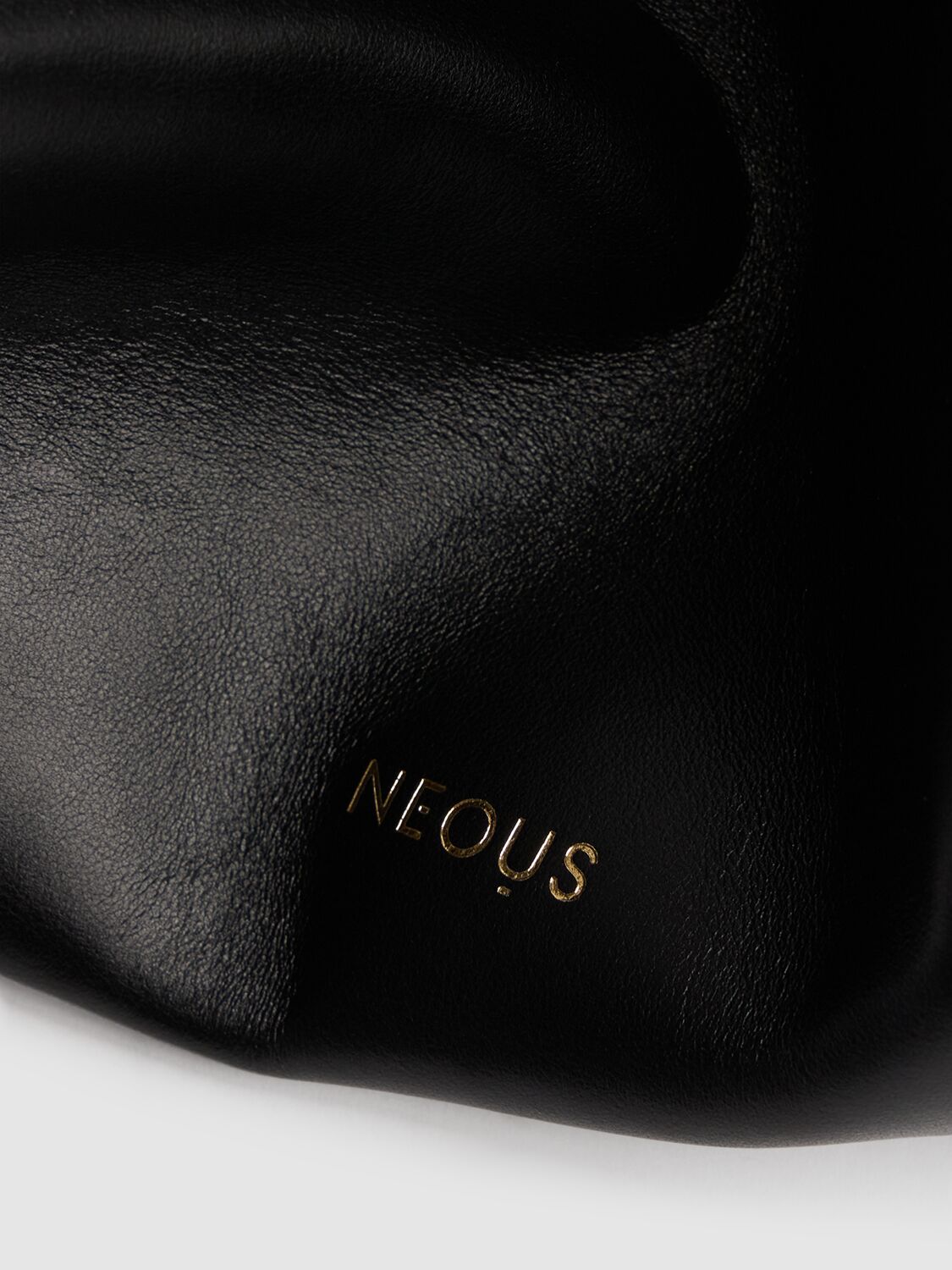 Shop Neous Scorpius Leather Shoulder Bag In Black