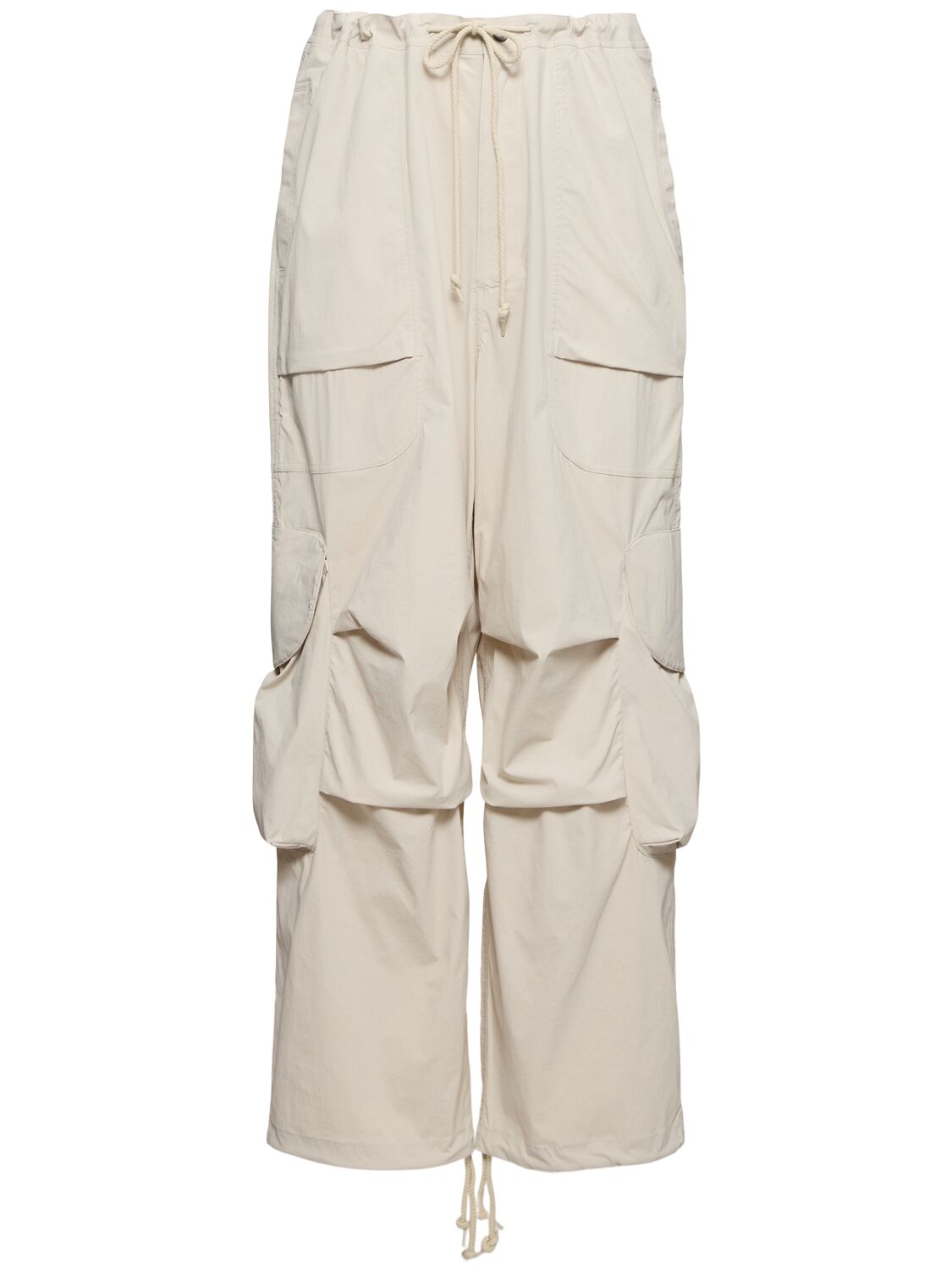 Entire Studios Freight Wide Leg Cargo Pants In White