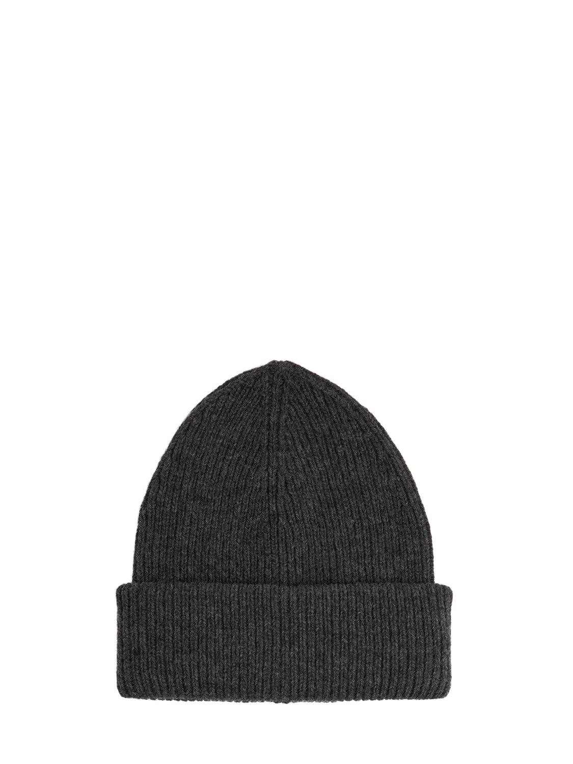 Our Legacy Gray Stately Wool Beanie In Ash Melange