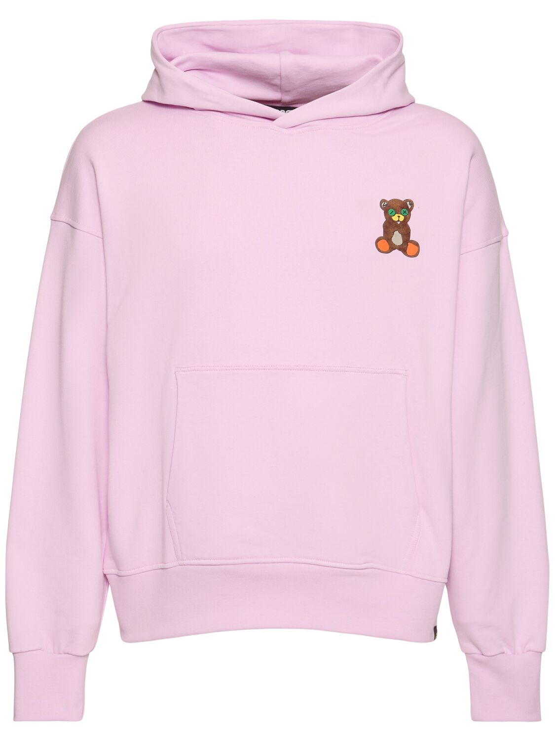 Barrow Bear With Me Printed Hoodie In Lavender