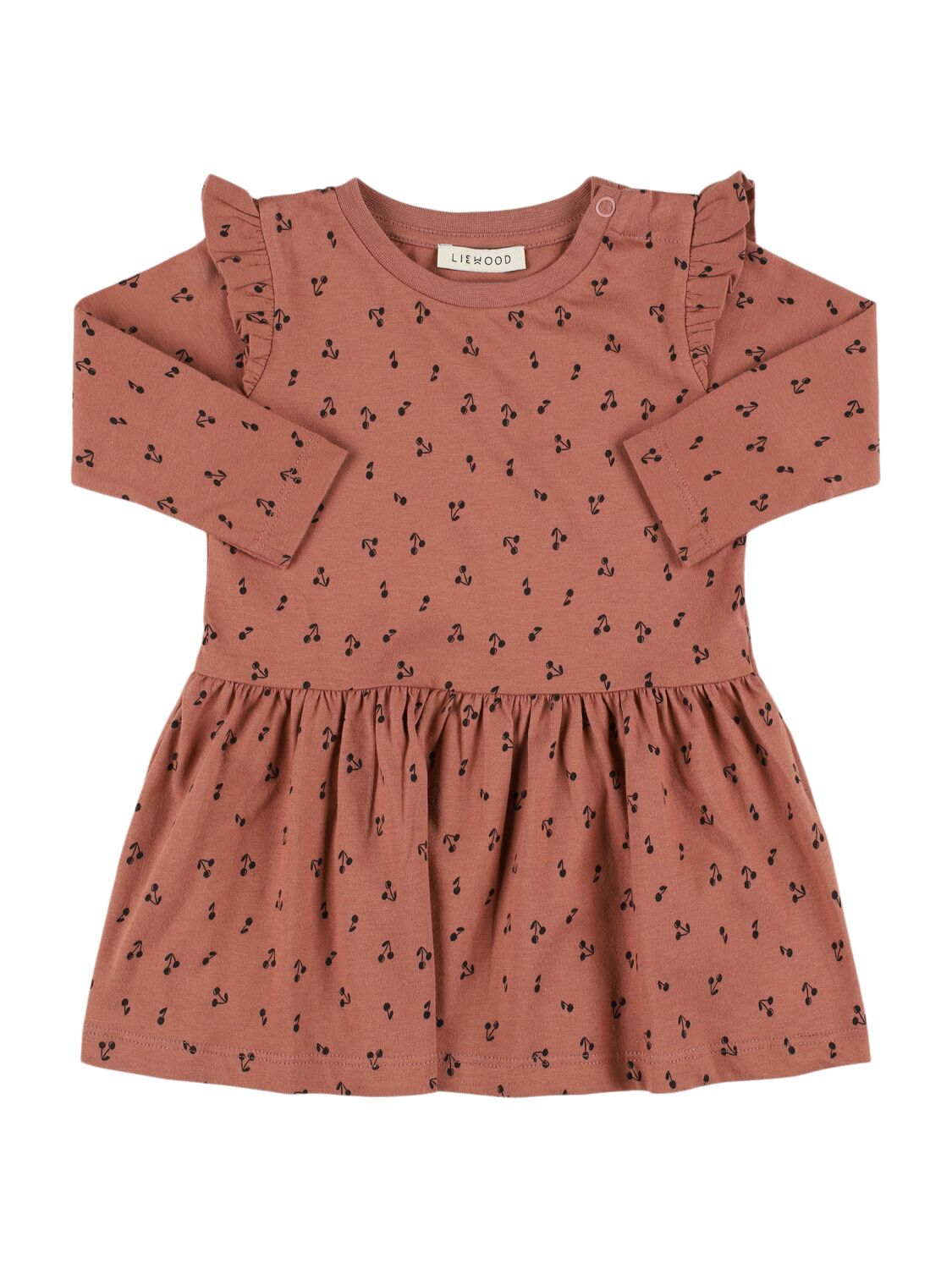 Liewood Printed Cotton Dress In Pink
